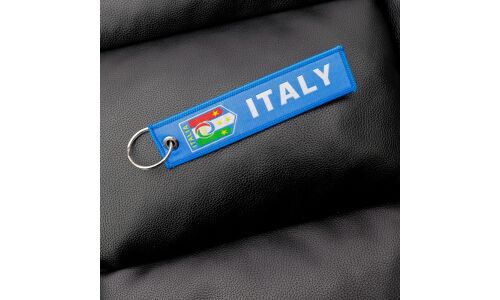 Брелок тканевый с вышивкой «Italy»