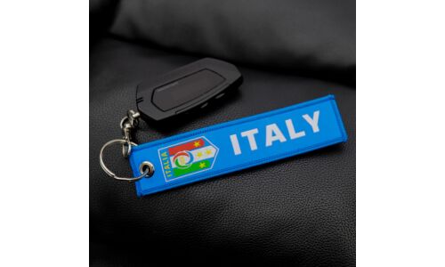 Брелок тканевый с вышивкой «Italy»