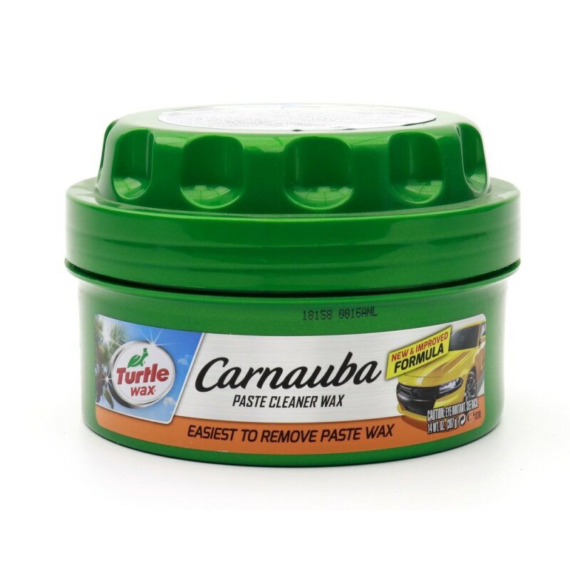 

Полироль кузова Turtle Wax Carnauba Paste Cleaner, с воском карнауба, с защитным и водоотталкивающим свойствами, банка 397г, арт. 53122