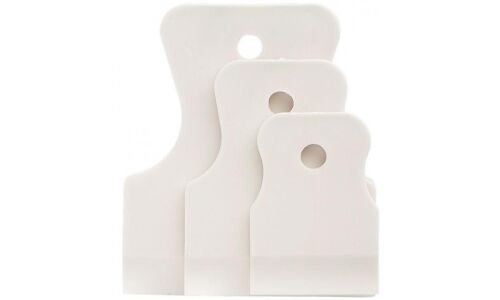 Набор шпателей СИБРТЕХ, ширина 40/60/80мм, резина, комплект 3 предмета, арт. 85803