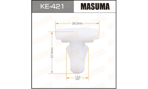 Клипса крепёжная окна задней двери Masuma, для Volkswagen, арт. KE-421