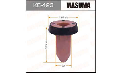 Клипса крепёжная деталей кузова Masuma, для Audi, Skoda, Volkswagen, арт. KE-423