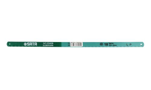 Полотно ножовочное по металлу Sata, 18 зубцов на 1", длина 300мм, арт. 93406