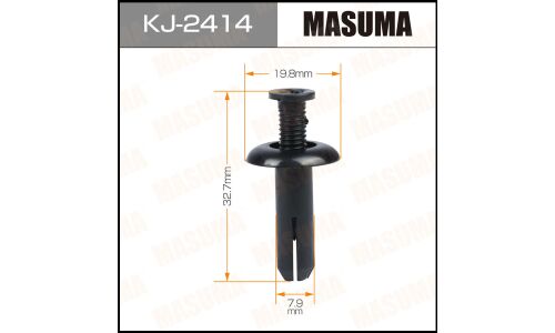 Клипса крепёжная бампера Masuma, для Mitsubishi, арт. KJ-2414