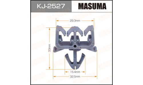 Клипса крепёжная задних тормозных трубок Masuma, для Lexus, Toyota, арт. KJ-2527