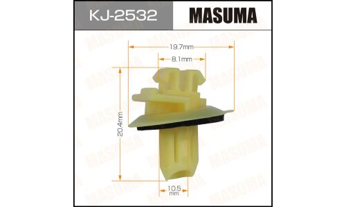 Клипса крепёжная молдинга заднего крыла Masuma, для Toyota, арт. KJ-2532