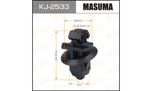 Клипса крепёжная молдинга задней двери Masuma, для Lexus, Toyota, арт. KJ-2533