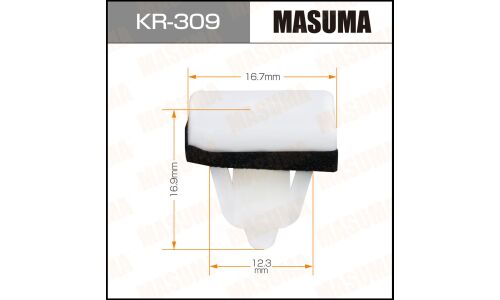 Клипса крепёжная деталей салона Masuma, для Hyundai, KIA, арт. KR-309