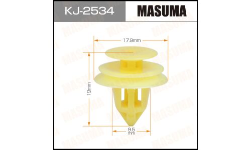 Клипса крепёжная деталей салона Masuma, для Lexus, Toyota, арт. KJ-2534