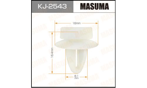 Клипса крепёжная деталей салона Masuma, для Mitsubishi, арт. KJ-2543