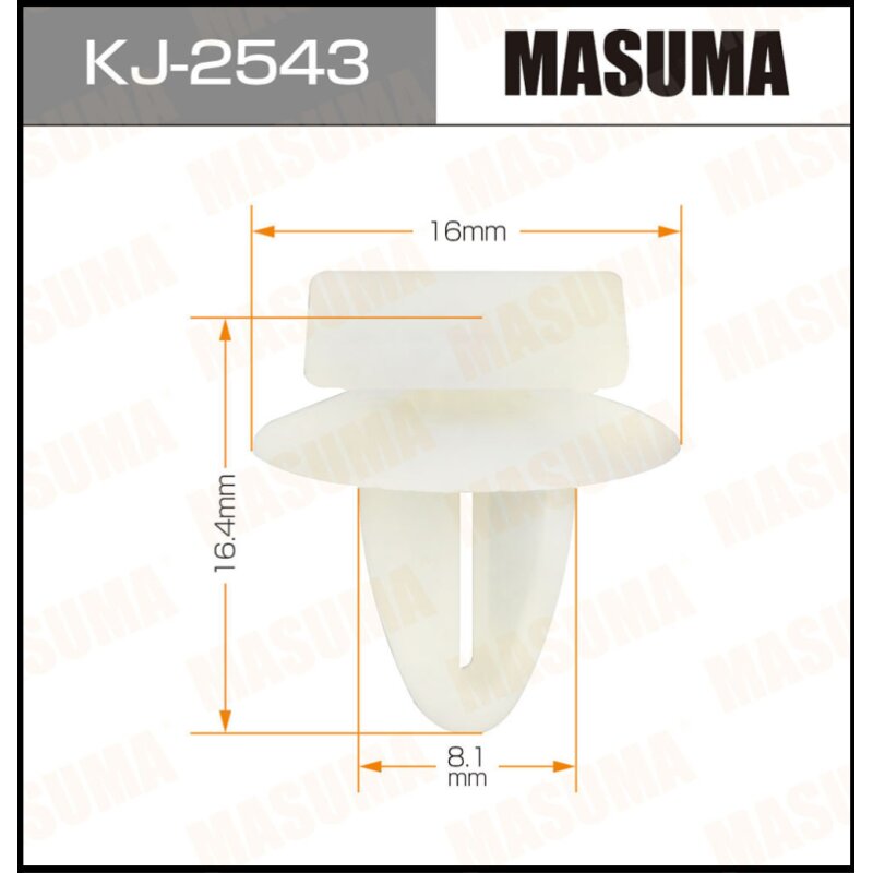 

Клипса крепежная MASUMA KJ-2543 (OEM MB344789)