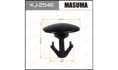 Клипса крепёжная уплотнителей дверей Masuma, для Mazda, арт. KJ-2546