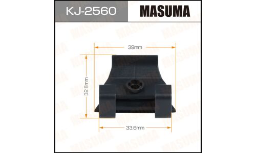 Клипса крепёжная бампера Masuma, для Toyota, арт. KJ-2560