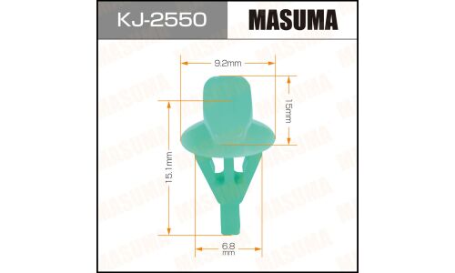 Клипса крепёжная уплотнителей дверей Masuma, для Honda, арт. KJ-2550