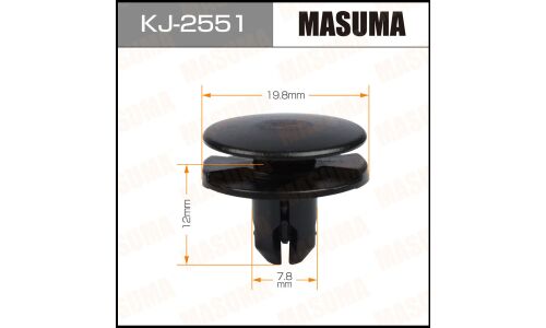 Клипса крепёжная деталей кузова Masuma, для Honda, арт. KJ-2551