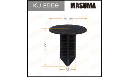 Клипса крепёжная фендера Masuma, для Lexus, Toyota, арт. KJ-2559