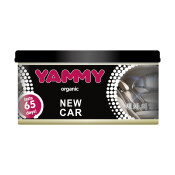 Ароматизатор на торпедо Yammy New Car (Новая машина), с растительным наполнителем, баночка 42г, арт. D023 Ароматизатор на торпедо Yammy New Car (Новая машина), с растительным наполнителем, баночка 42г, арт. D023