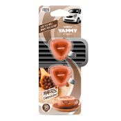 Ароматизатор в дефлектор Yammy Cappuccino (Кофе), жидкий, клипса, арт. F020 Ароматизатор в дефлектор Yammy Cappuccino (Кофе), жидкий, клипса, арт. F020