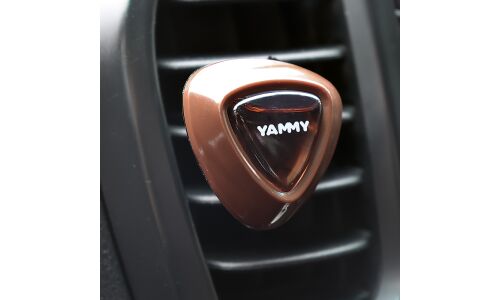 Ароматизатор в дефлектор Yammy Cappuccino (Кофе), жидкий, клипса, арт. F020