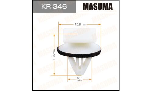 Клипса крепёжная деталей кузова Masuma, для Hyundai, арт. KR-346