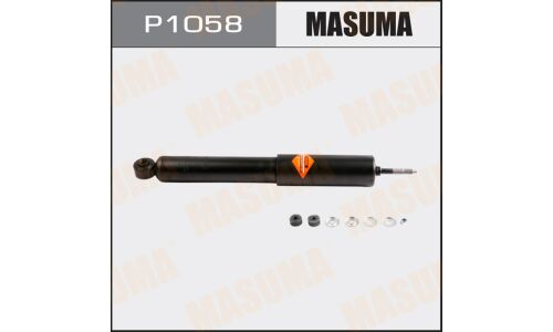 Амортизатор Masuma газомасляный двухтрубный, передний, правый/левый с защитным комплектом, 1 шт, арт. P1058 (соответствует KYB 349037)