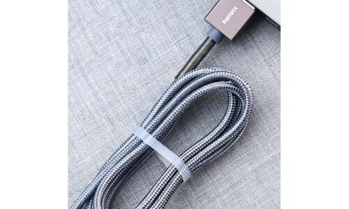 Кабель для мобильных устройств Remax Ranger Data Cable, с USB на MicroUSB, 1м, серый, арт. RC-119m