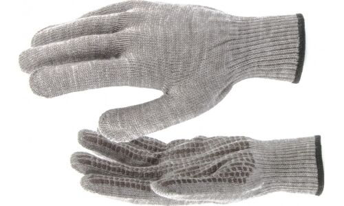Перчатки акриловые СИБРТЕХ, с ПВХ покрытием, 10 класс вязки, размер L, пара, арт. 68663