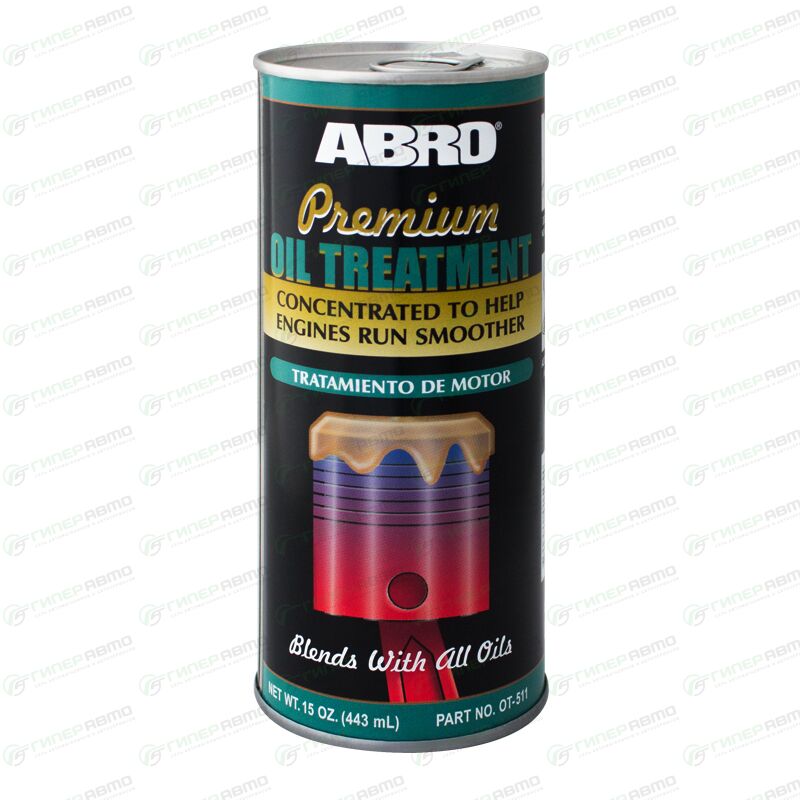 Присадка в моторное масло ABRO Premium Oil Treatment, комплексная, для ...