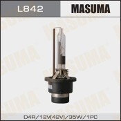 Лампа ксеноновая Masuma Standard Grade D4R (P32d-6), 42В, 35Вт, 4300К, 1 шт, арт. L842