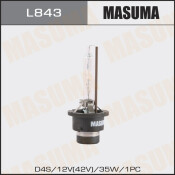 Лампа ксеноновая Masuma White Grade D4S (P32d-5), 42В, 35Вт, 5000К, 1 шт, арт. L843