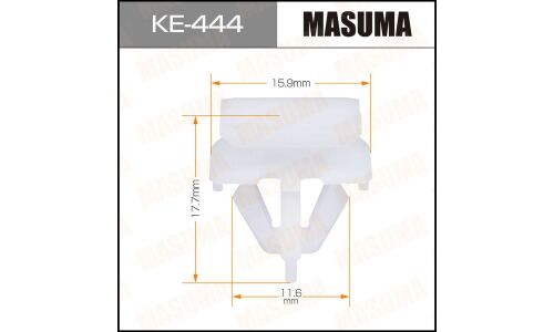 Клипса крепежная MASUMA KE-444 (OEM 51137269358)