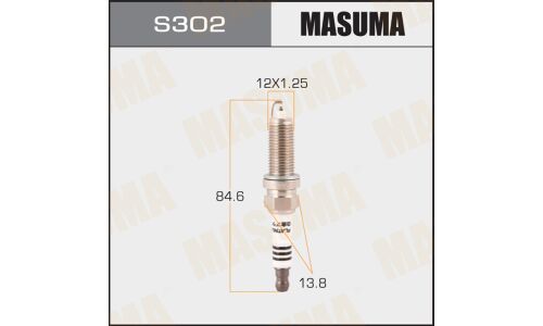 Свеча зажигания Masuma Platinum LZKAR6AP-11 с платиновым электродом, арт. S302P