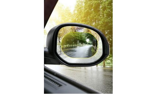 Пленка водоотталкивающая, для боковых зеркал, самоклеящаяся, 100х145мм, комплект 2 шт, арт. WM-02