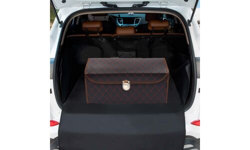 Органайзер Carfort Cube 100, в багажник, 510х280х300мм, чёрный, с прострочкой, арт. CF-9102