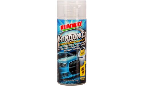 Антидождь (добавка в бачок омывателя) Runway Rain Guard, бутылка 150мл, арт. RW1509