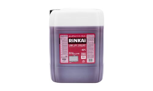 Антифриз Rinkai Long Life Coolant G12 LLC, красный, -45°C, 20кг, арт. AFR20