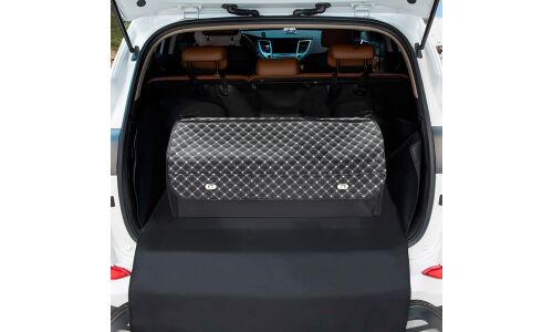 Органайзер Carfort Cube 110, в багажник, черный с белой прострочкой, 660x320x300мм, арт. CF-9103