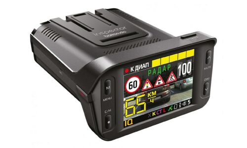 Видеорегистратор + радар-детектор Inspector Barracuda, 1920x1080, обзор 135°, экран 2.4", 1 камера