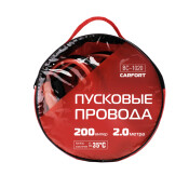 Провода пусковые Carfort, 200А, сечение 3.5мм², длина 2м, в чехле, арт. BC-1020 Провода пусковые Carfort, 200А, сечение 3.5мм², длина 2м, в чехле, арт. BC-1020