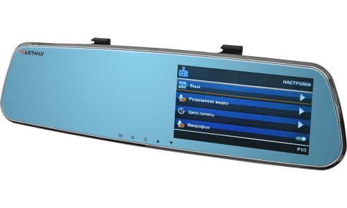 Видеорегистратор + радар-детектор ARTWAY MD-165, GPS, зеркало заднего вида, 5 в 1