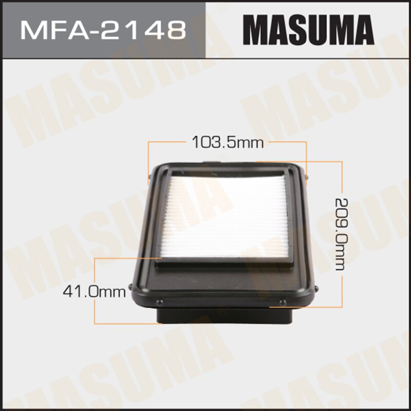 

Фильтр воздушный Masuma A-2025, арт. MFA-2148