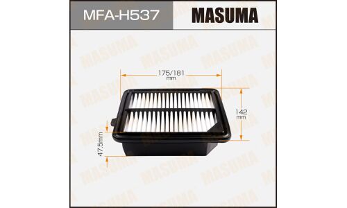 Фильтр воздушный Masuma, с масляной пропиткой, арт. MFA-H537