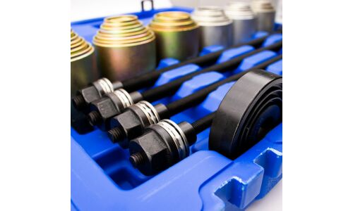 Набор инструментов Masuma для демонтажа сайлентблоков, универсальный, комплект 26 предметов, арт. PR-105