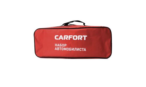 Набор автомобилиста Carfort (огнетушитель 2кг, трос 5т/5м, знак, перчатки), без аптечки
