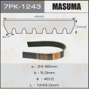 Ремень ручейковый MASUMA 7PK-1243
