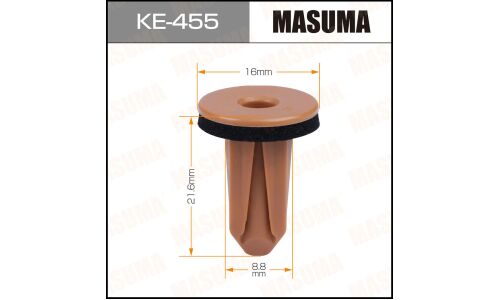 Клипса крепёжная бампера Masuma, для BMW, арт. KE-455