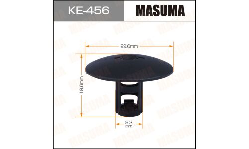 Клипса крепёжная брызговиков Masuma, для Renault, арт. KE-456