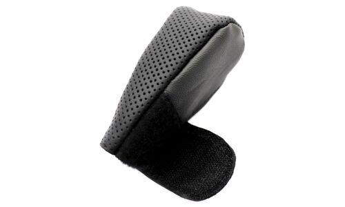 Чехол на ручку КПП, перфорированный кожзам, чёрный цвет