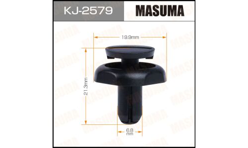 Клипса крепёжная кожуха замка капота Masuma, для Toyota, арт. KJ-2579