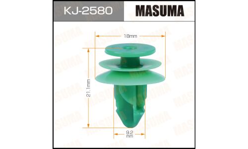 Клипса крепёжная деталей салона Masuma, для Nissan, арт. KJ-2580